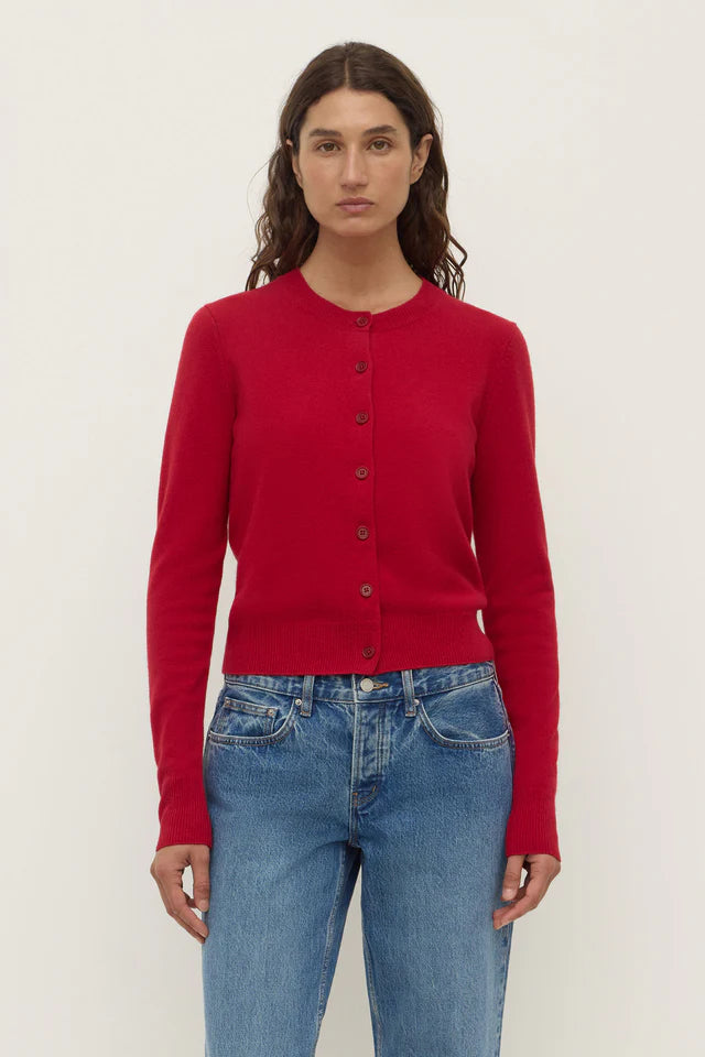 Benny Knit Cardigan Mulberry