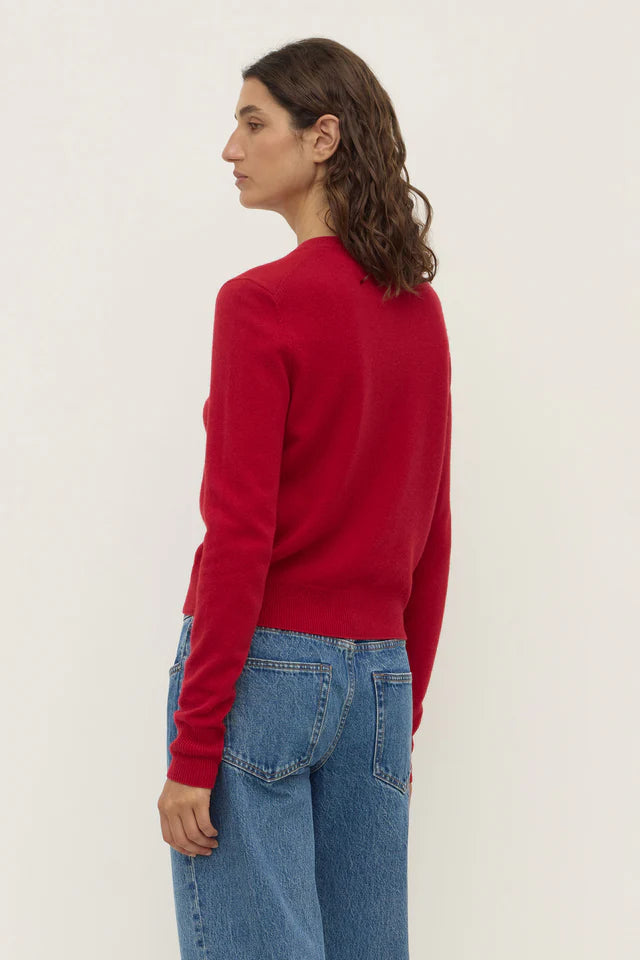 Benny Knit Cardigan Mulberry