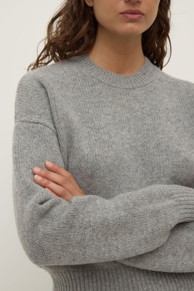 Benny Knit Grey Marle