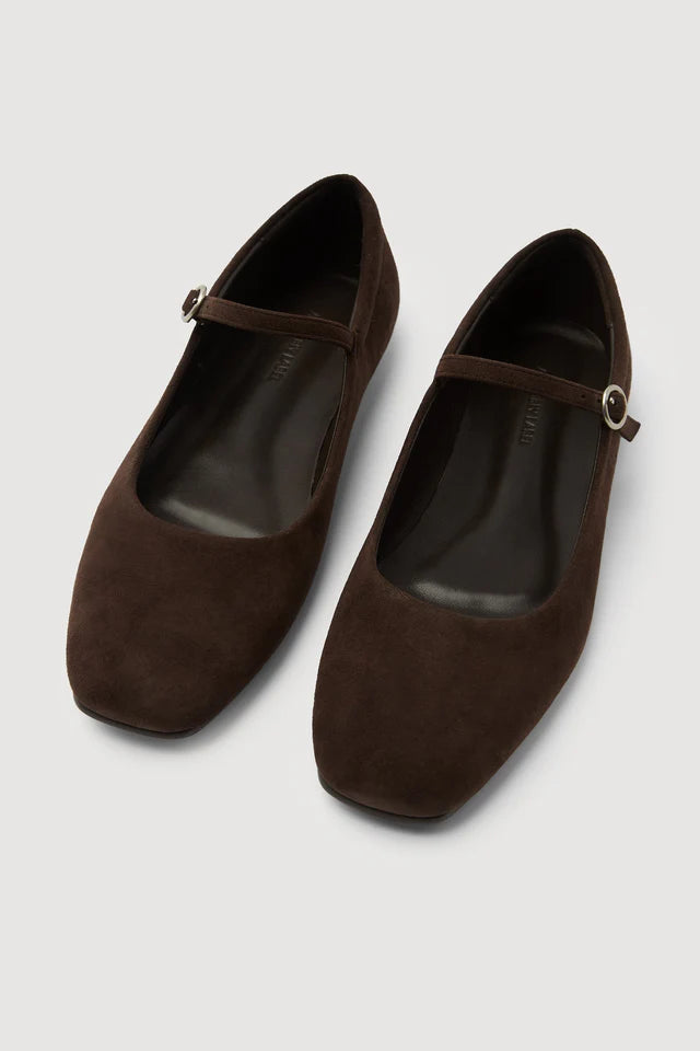 Beth Suede Ballet Flat Ganache