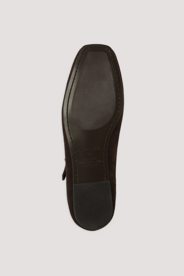 Beth Suede Ballet Flat Ganache