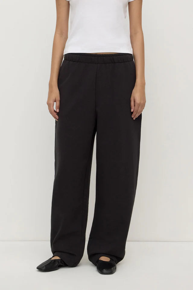 Brushed Cotton Lounge Pant Washed Black