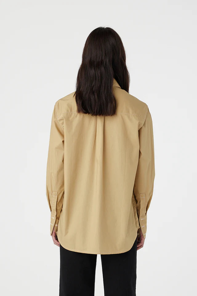 Melody Long Sleeve Shirt Chocolate Stripe