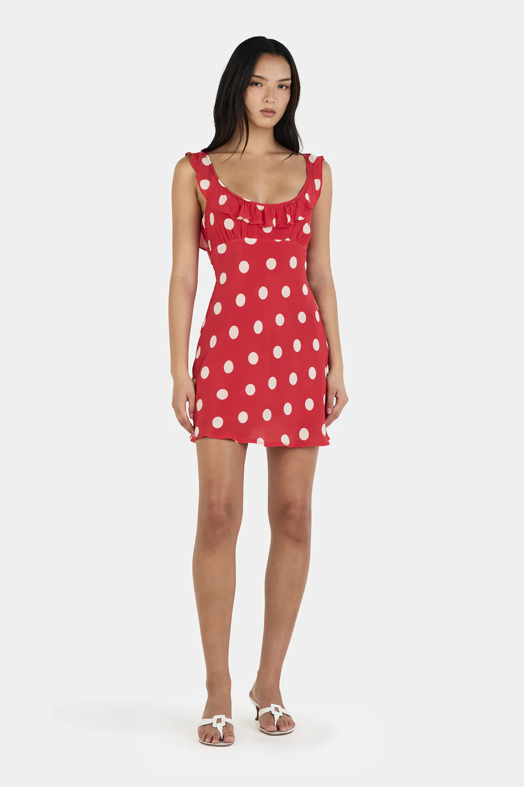 Candy Mini Dress Red Polka Dot