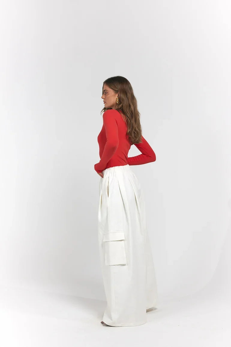 La Bohème Girls Ezra Pant Denim Cloud