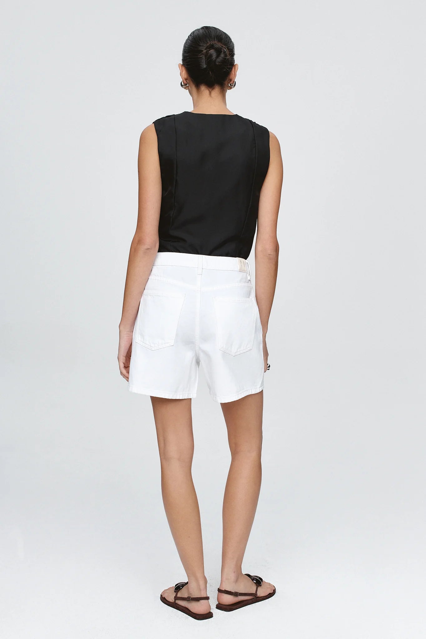 Classic Jean Short Blanc