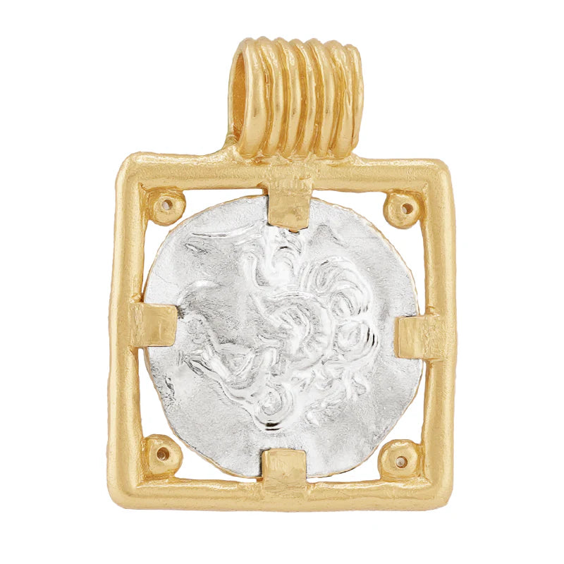 Sella Pendant with Cubic Zirconia Gold