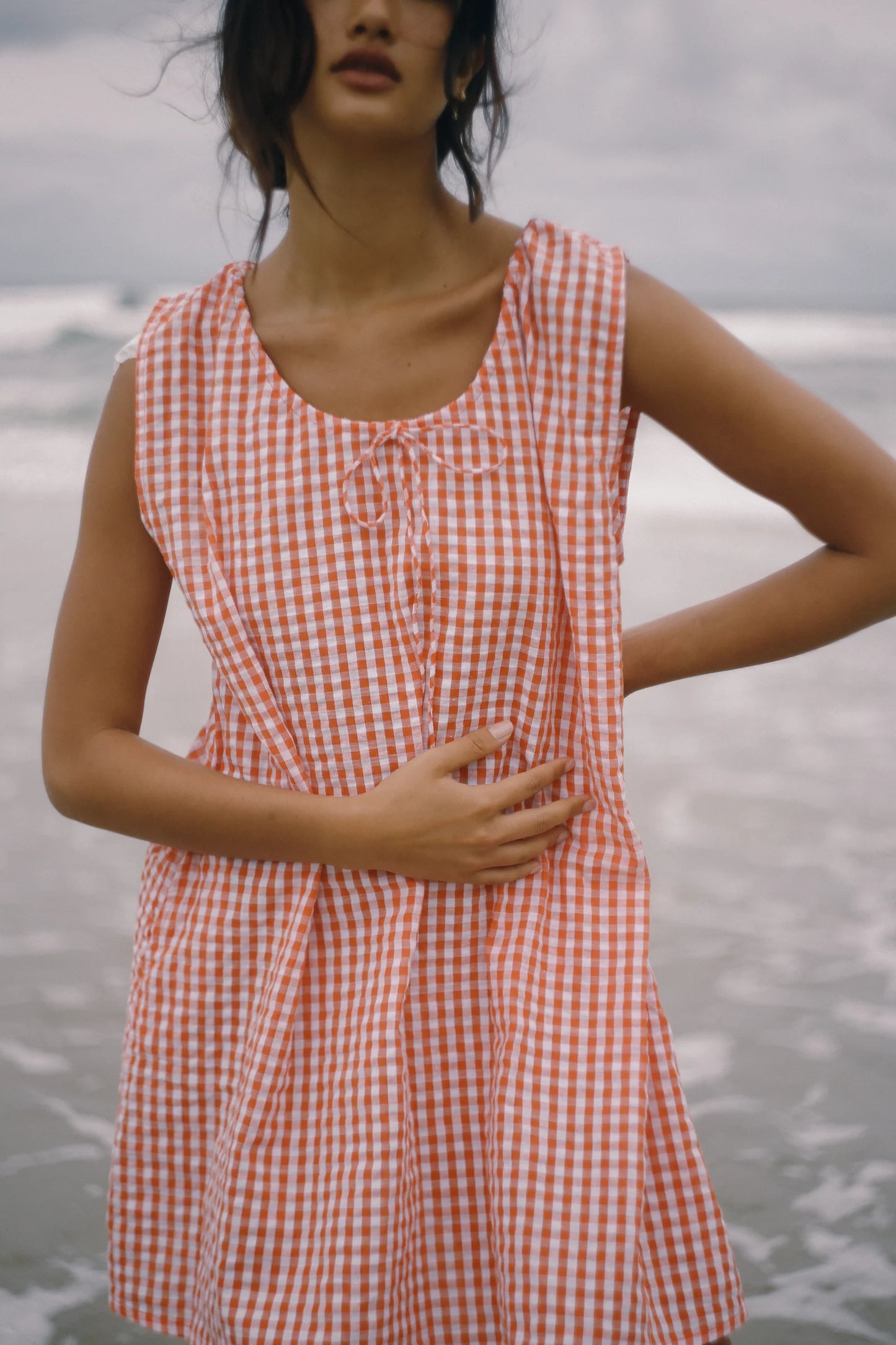 Luna Shift Dress Starburst Gingham