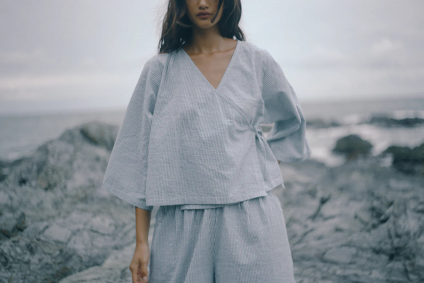 Ivy Pant Spirulina Stripe