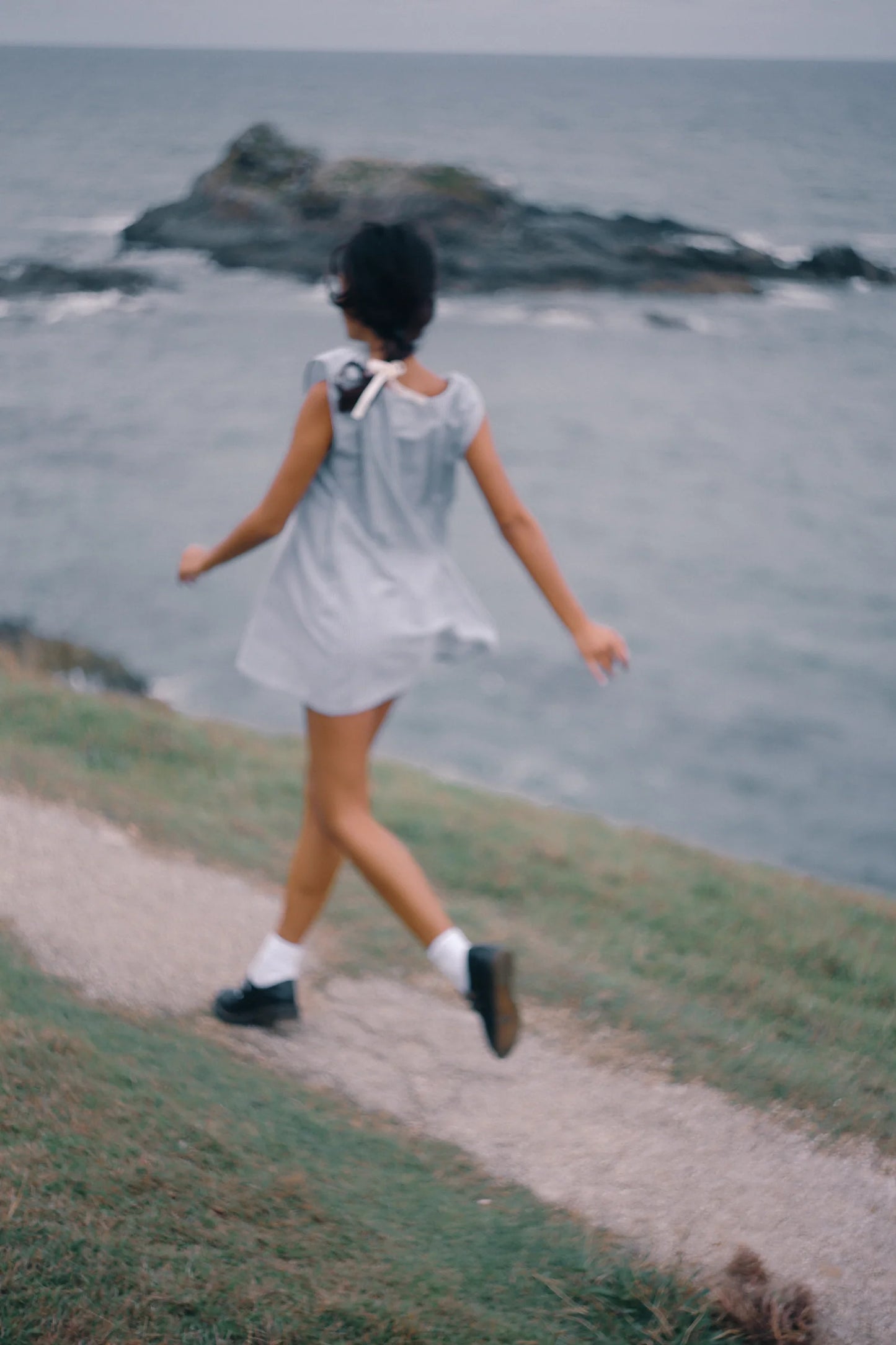 Luna Shift Dress Spirulina Stripe