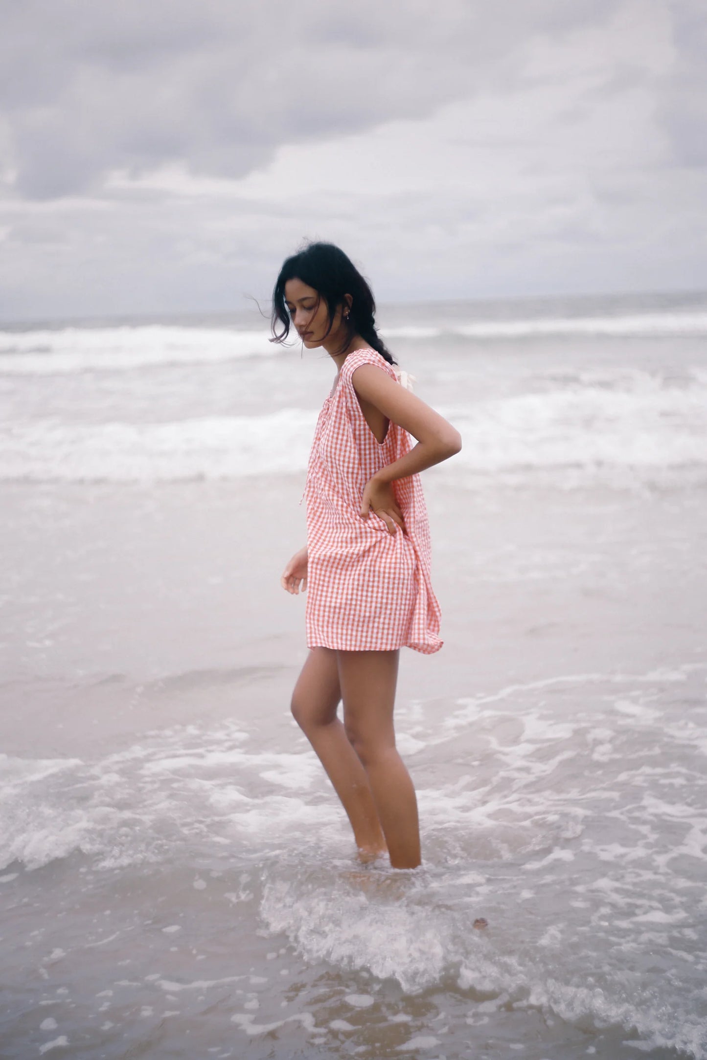 Luna Shift Dress Starburst Gingham