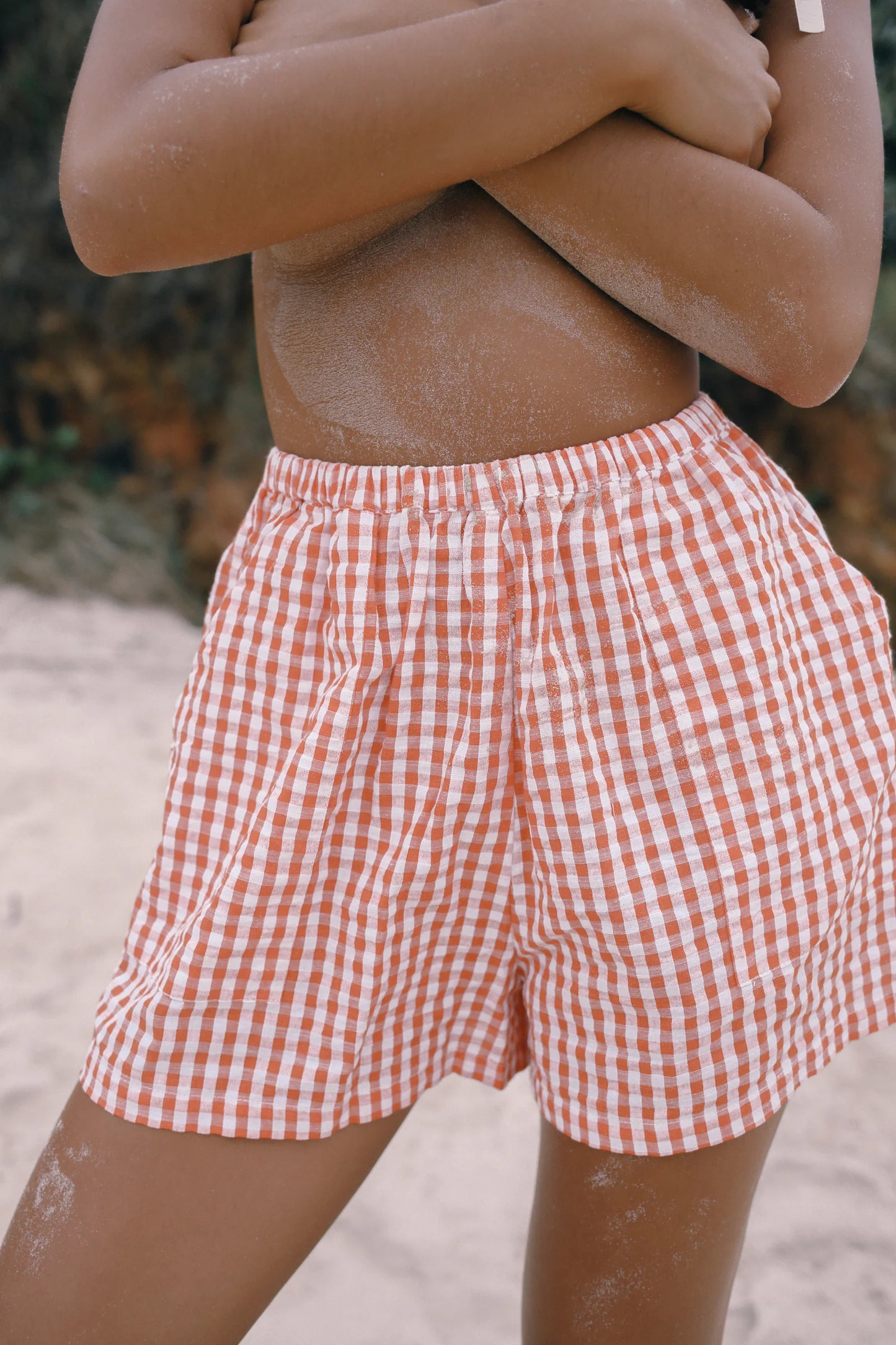 Ava Short Starburst Gingham