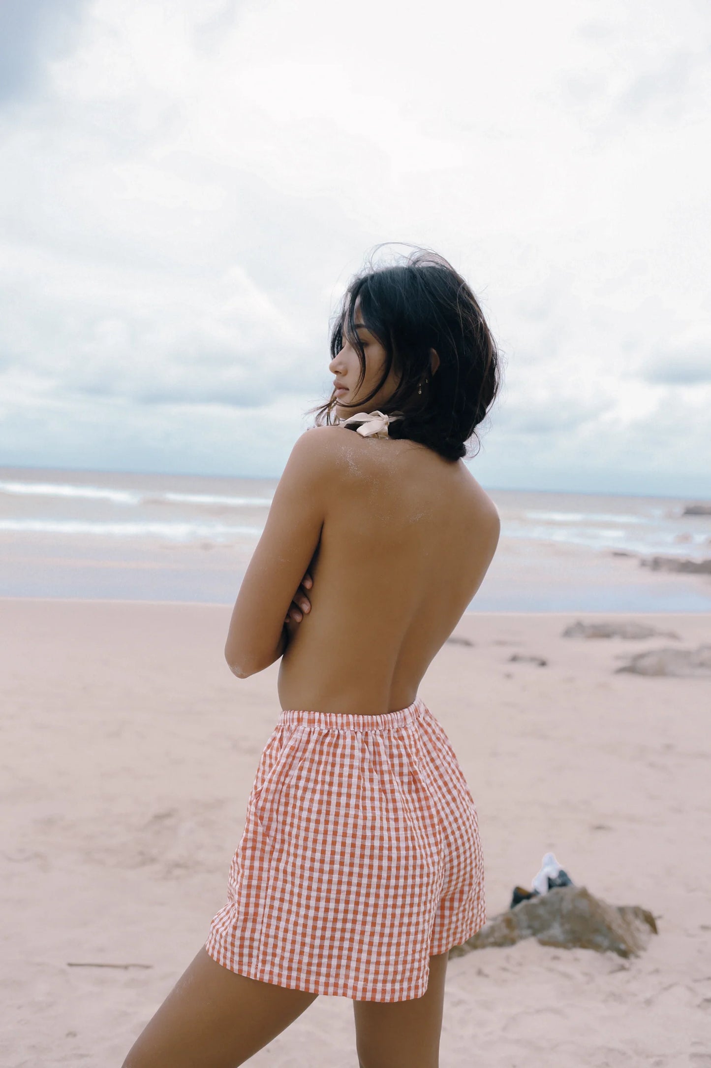 Ava Short Starburst Gingham