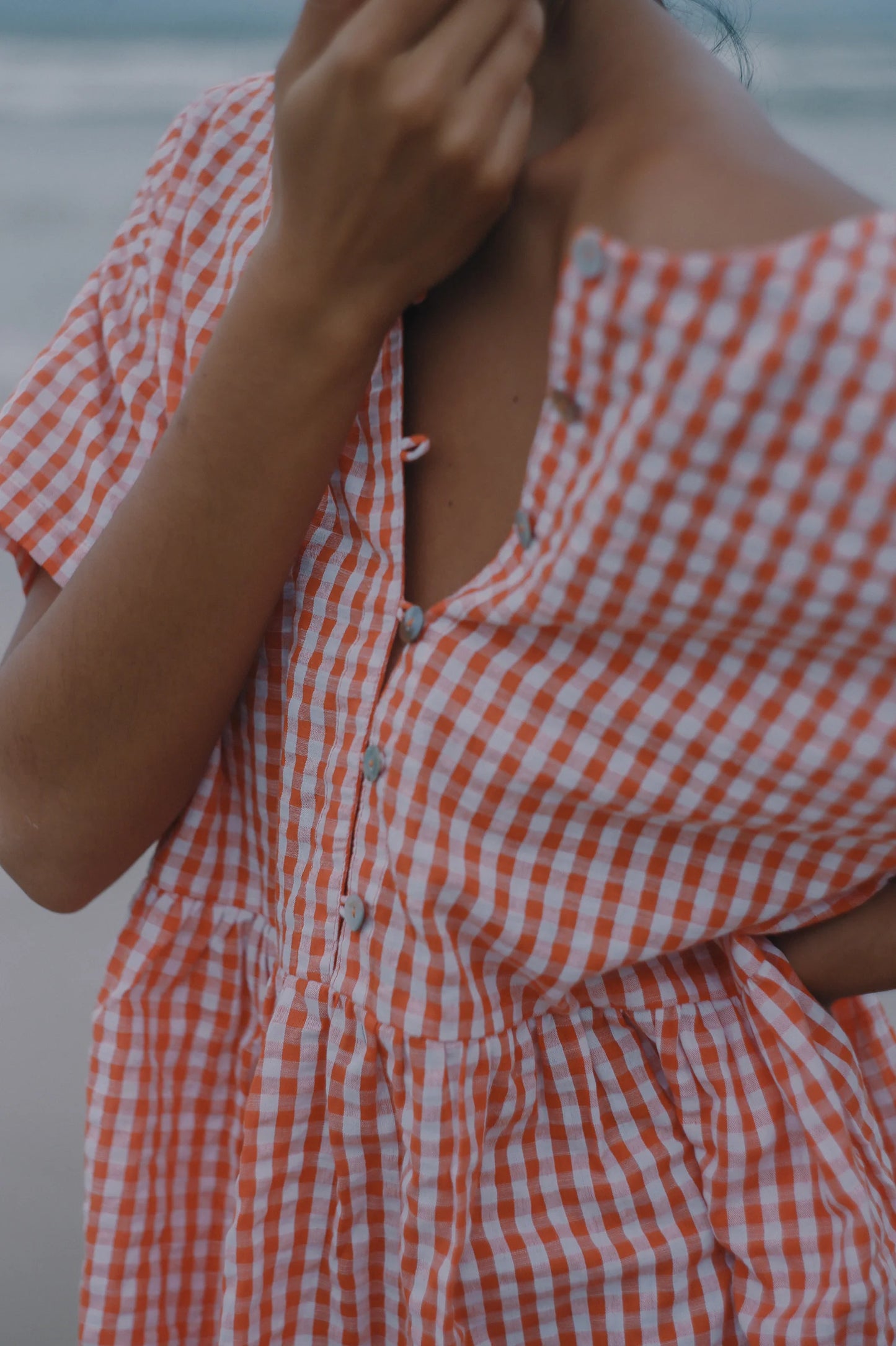 Darcy Dress Starburst Gingham