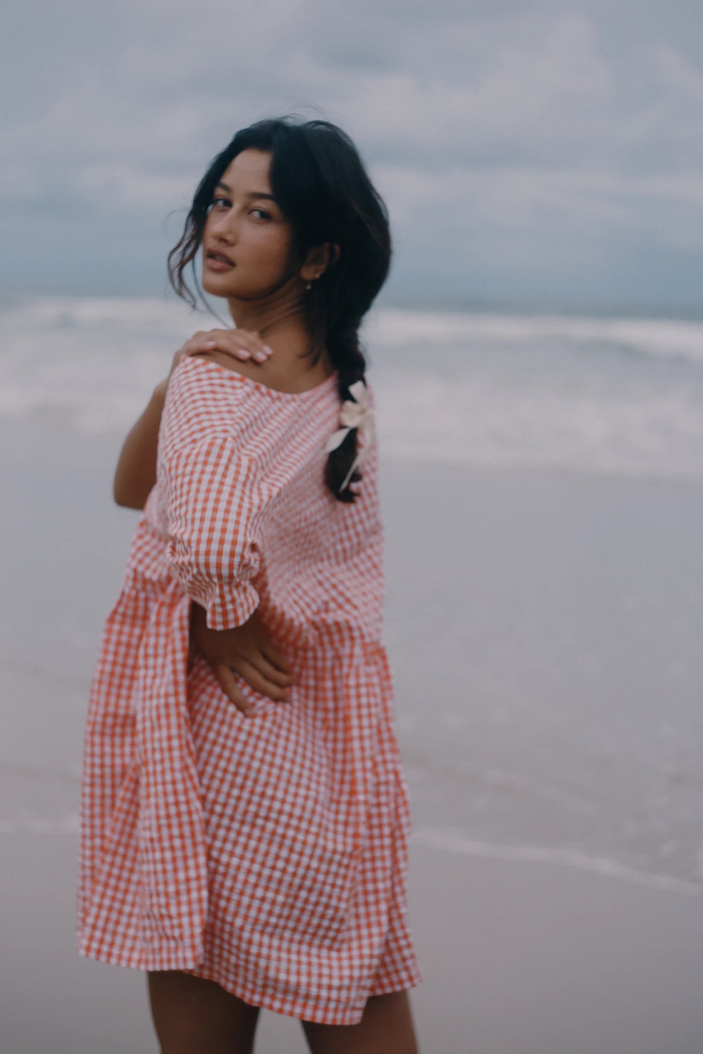 Darcy Dress Starburst Gingham