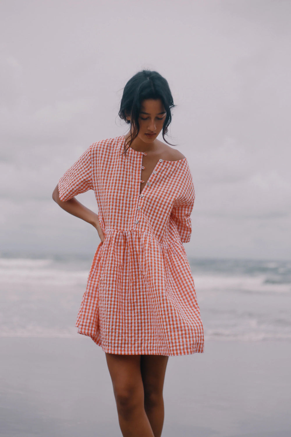 Darcy Dress Starburst Gingham