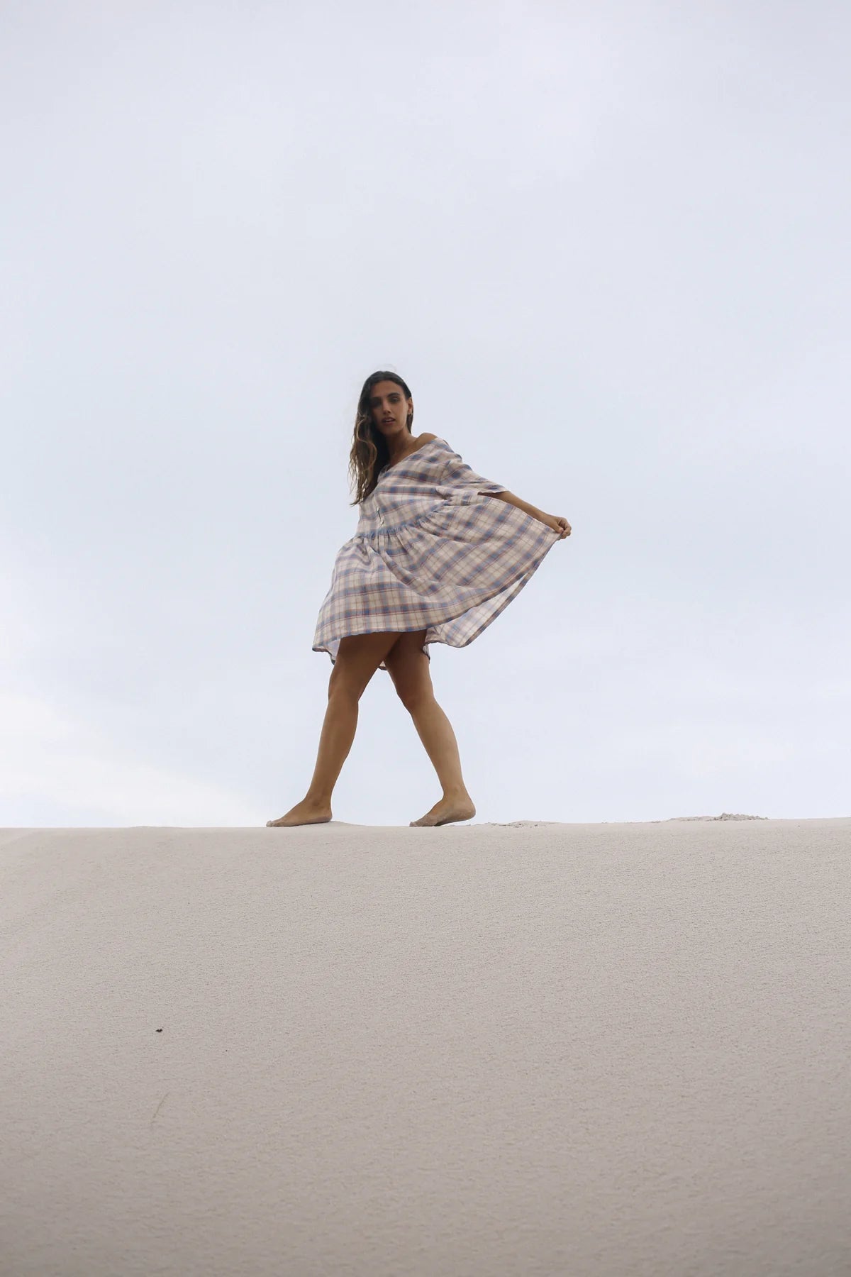 Darcey Dress Juniper Check