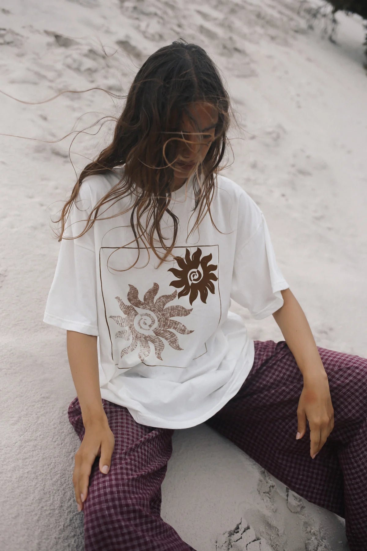 Sacred Sun Tee Mocha