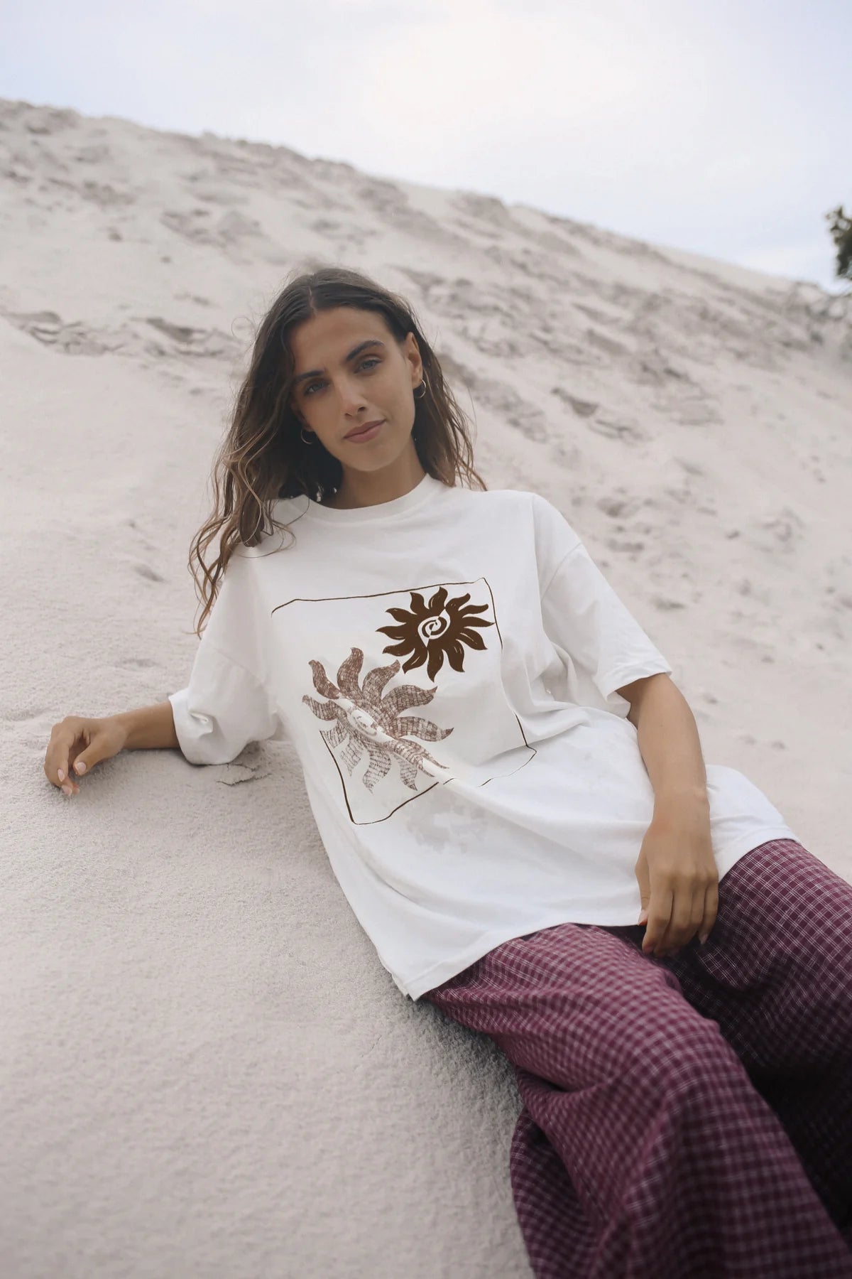 Sacred Sun Tee Mocha