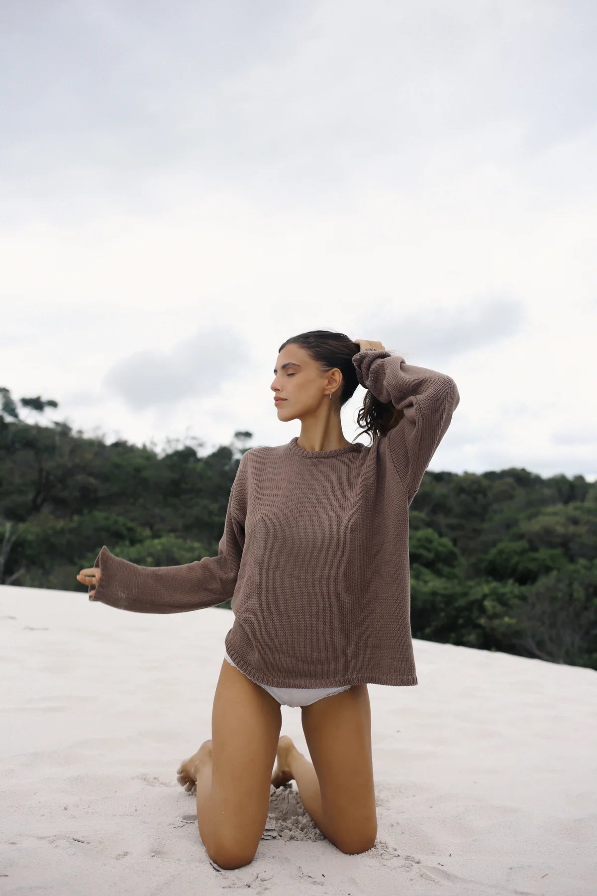 Lucia Knit Jumper Mocha
