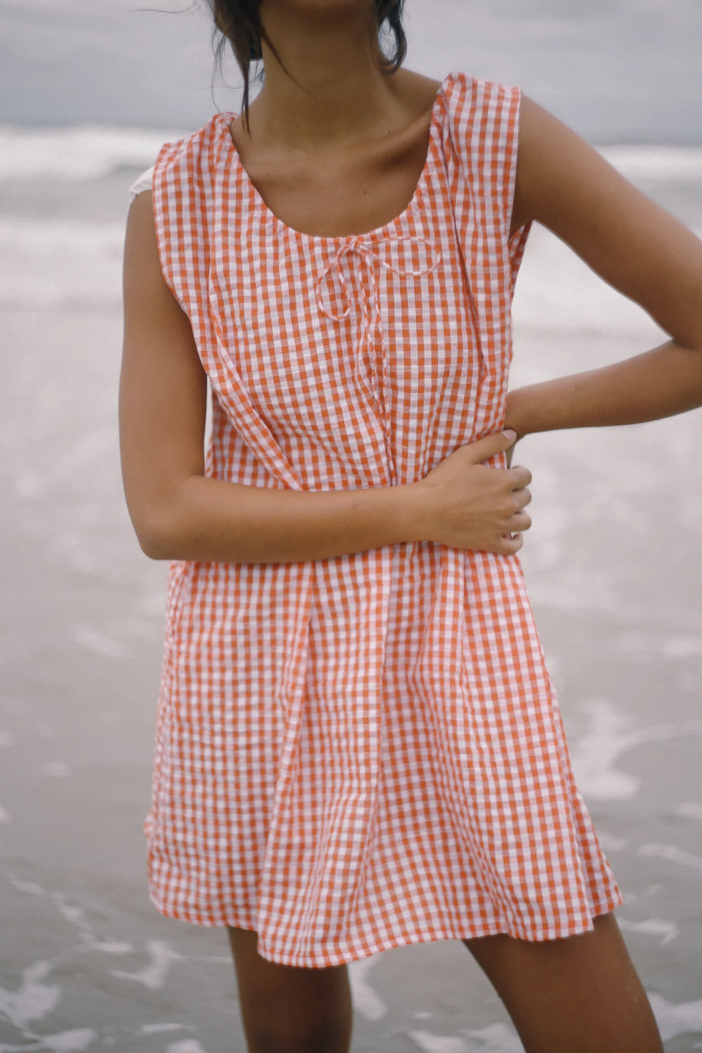 Luna Shift Dress Starburst Gingham