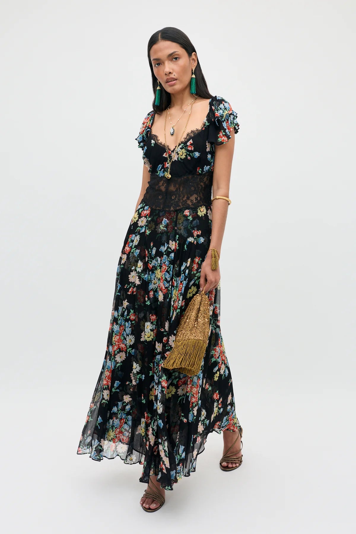 Rixo Carina Georgette Dress