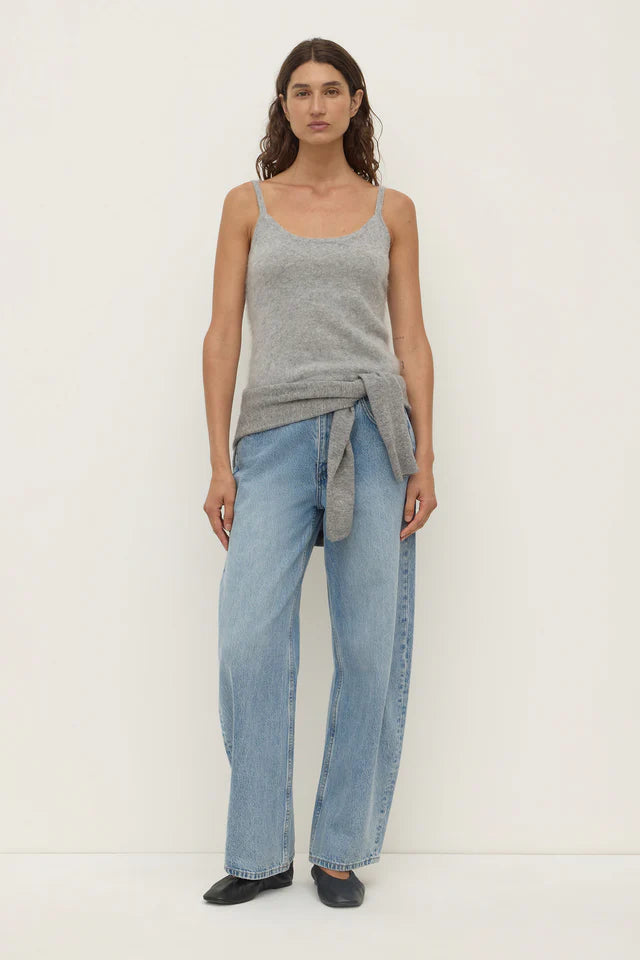 Carina Wool Tank Grey Marle