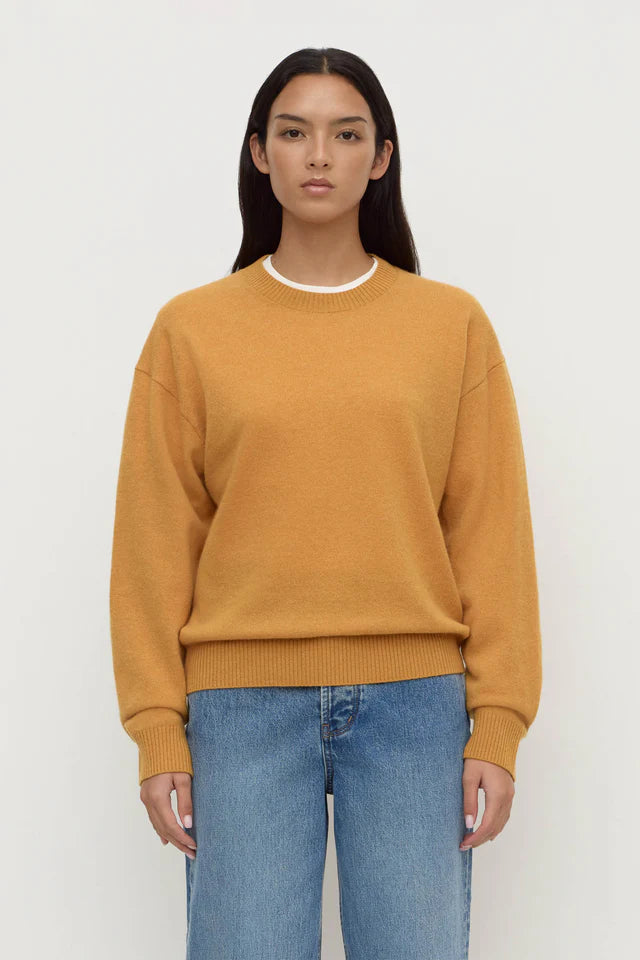 Carter Wool Sweater Honey