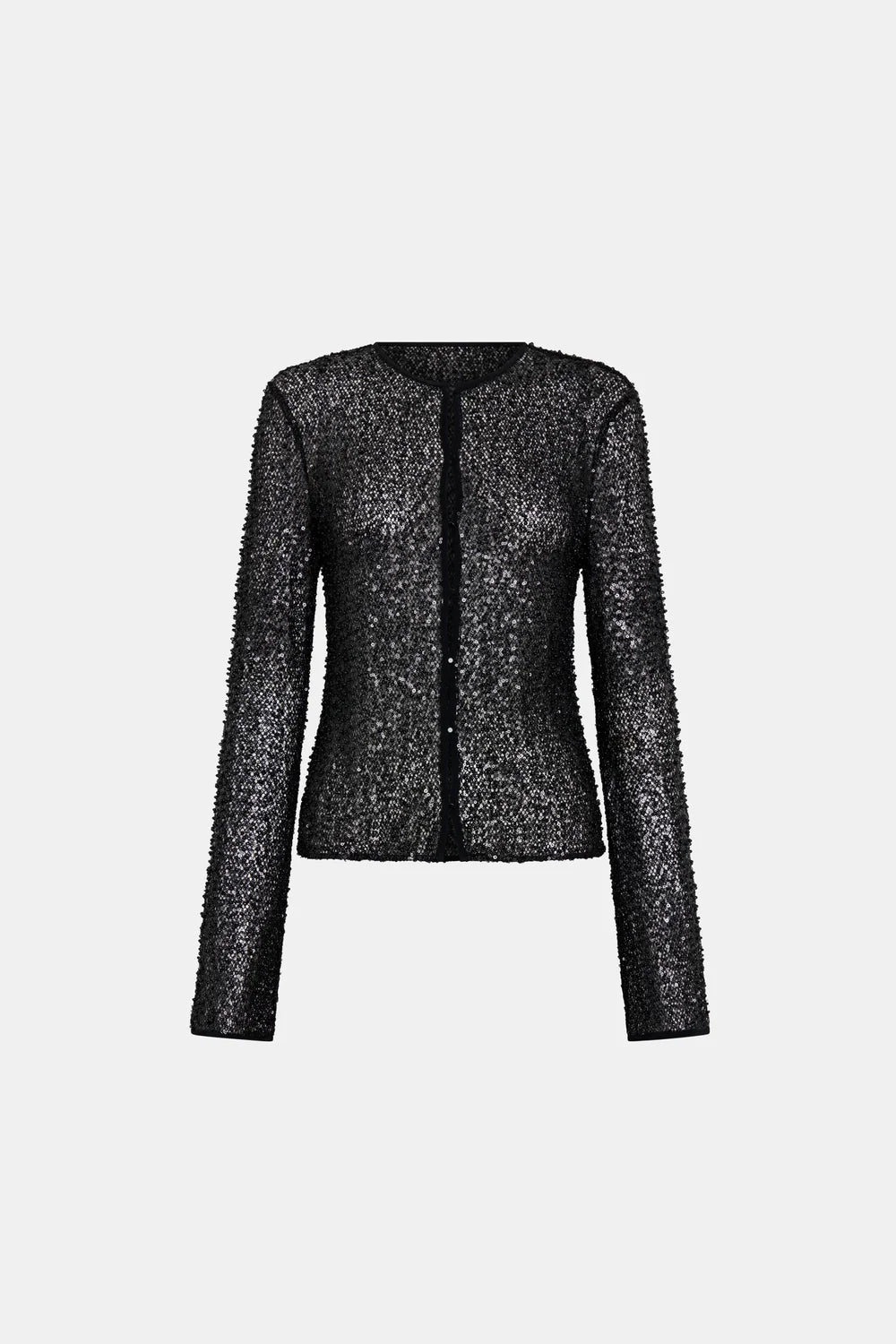 Sir Cassia Sequin Button Down Top