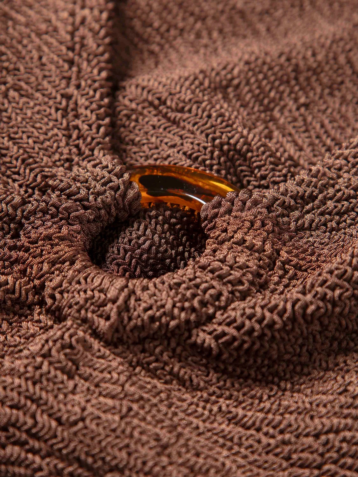 Celine Swim Metallic Chocolate