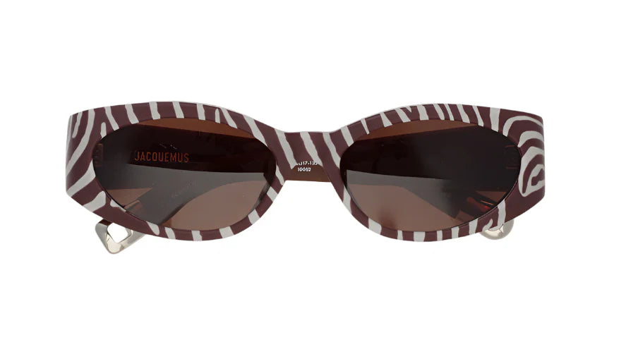 Jacquemus Ovalo Sunglasses Zebra