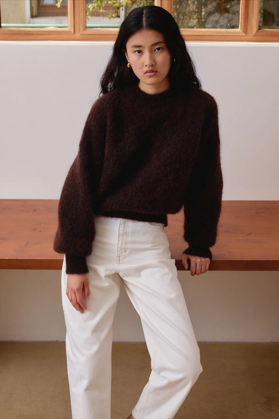 Jane Mohair Sweater Chocolate