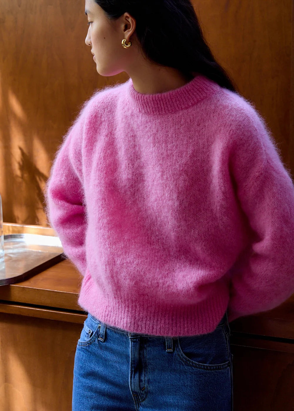 Jane Mohair Sweater Light Pink