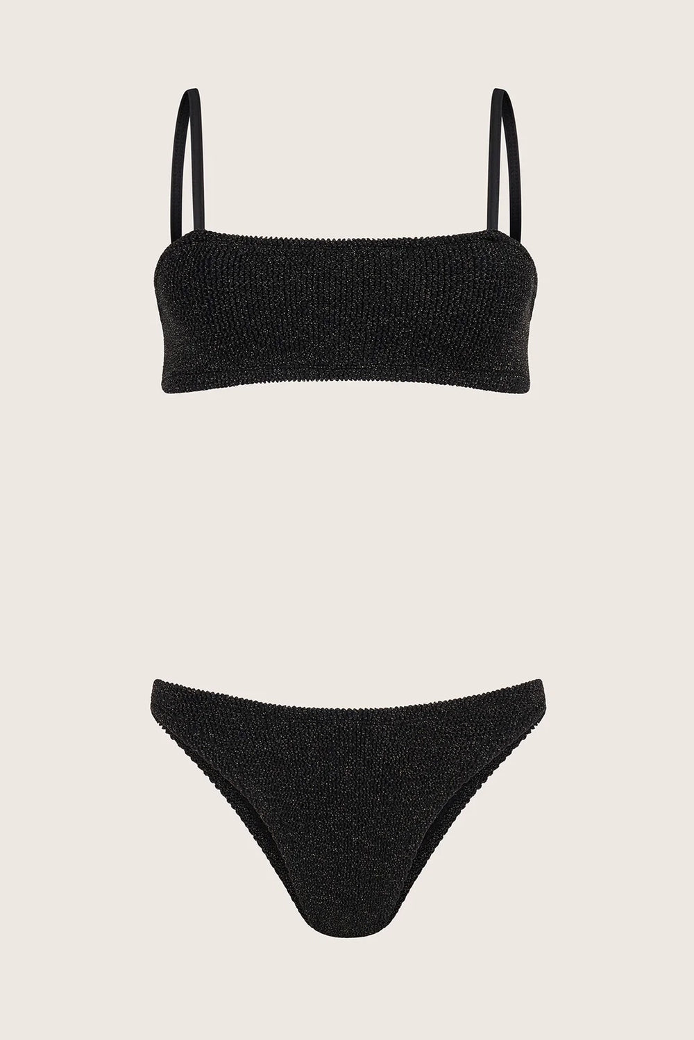 Hunza G Gigi Bikini Lurex Black and Gold - Laneway Boutique Hunza G Gigi Bikini Lurex Black and Gold - Laneway Boutique