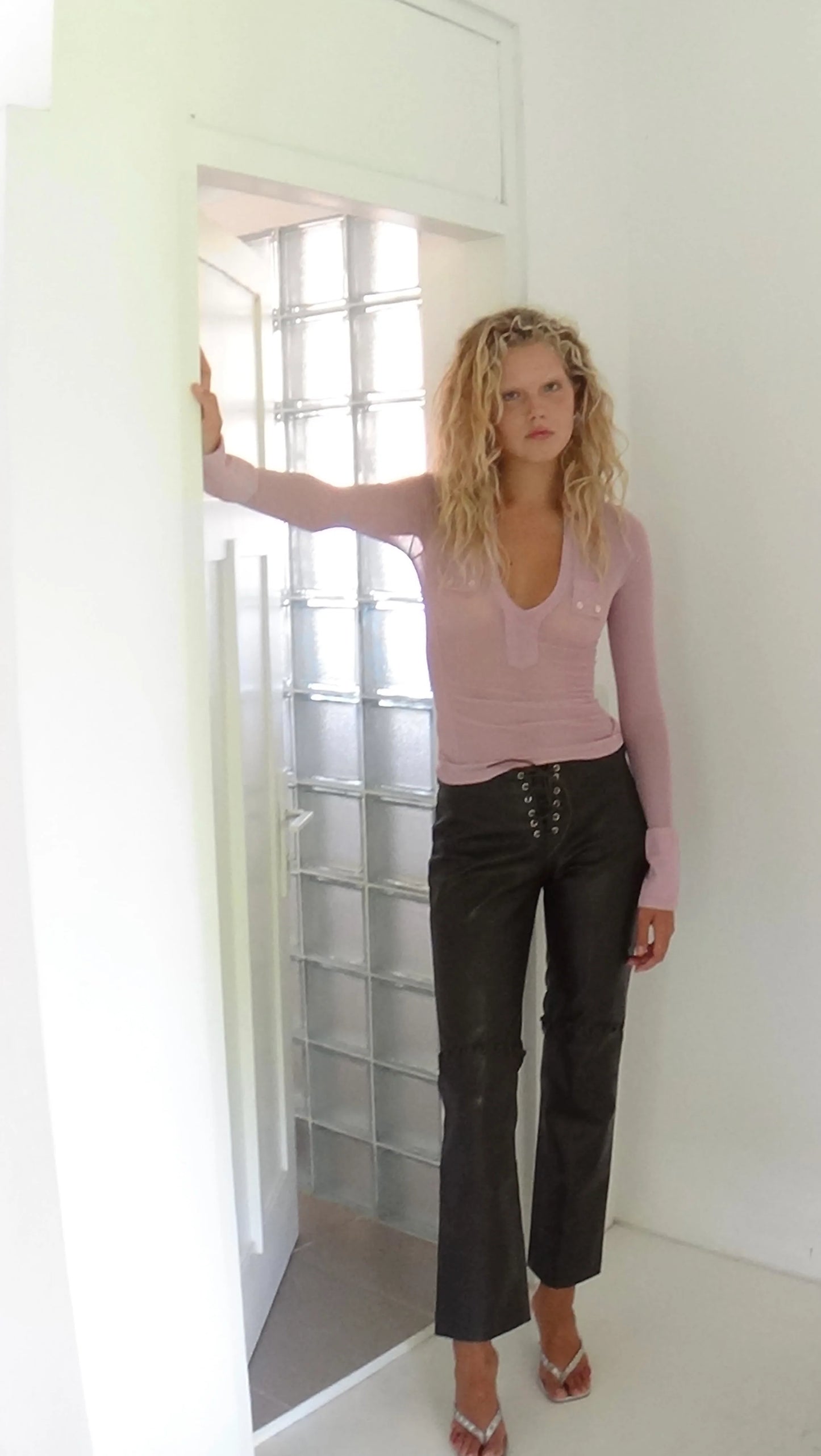 Mais x Frida Silvia Polo Top Pink