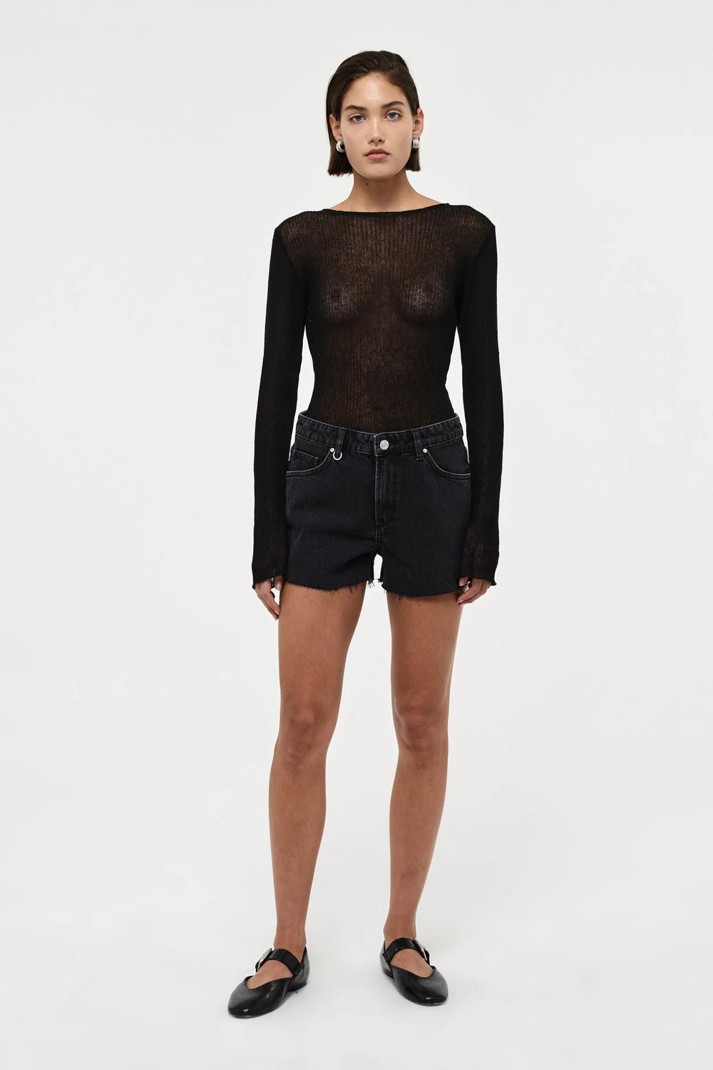 Daria Short French Black