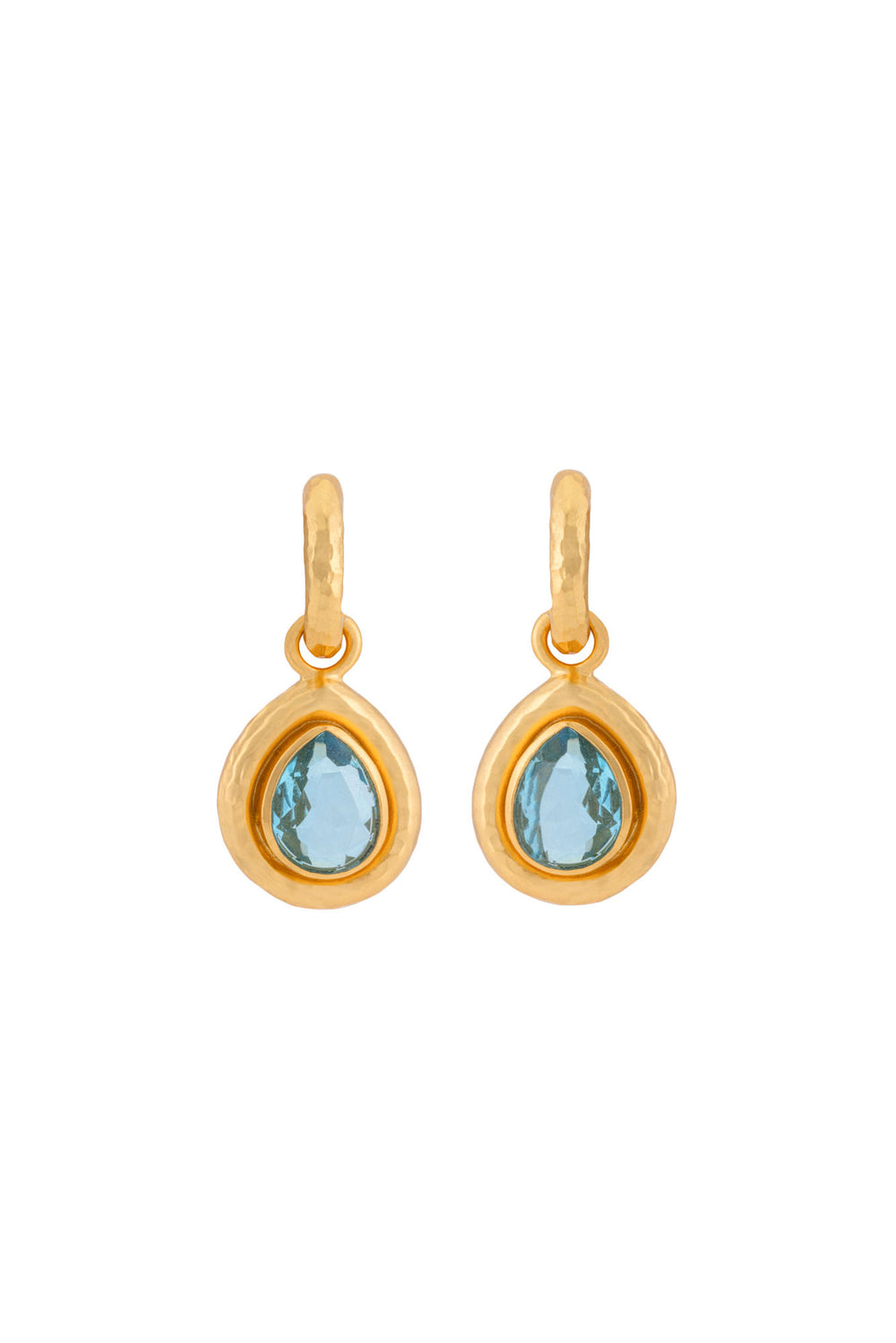 Ines Earrings Blue Quartz