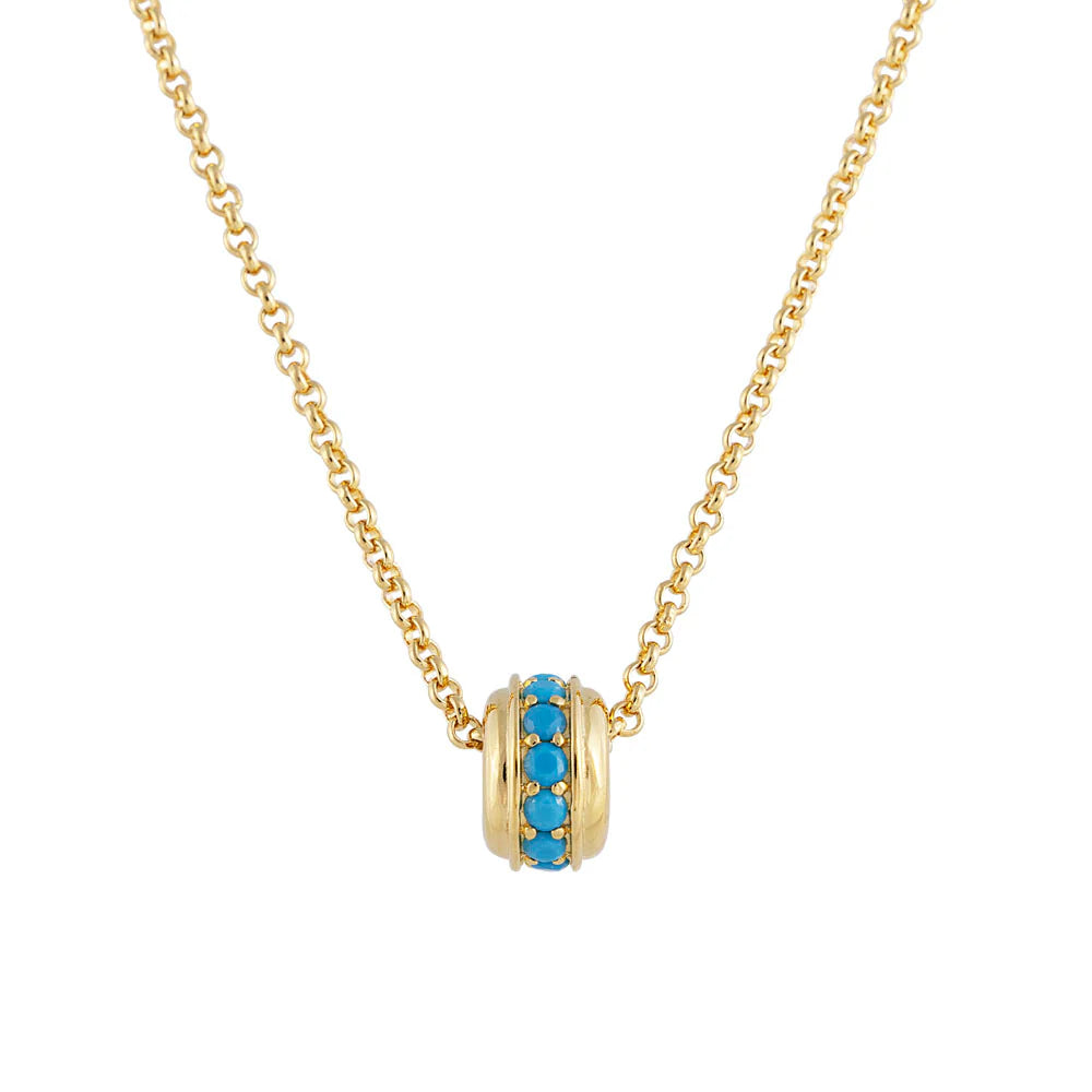 Blue Grotto Orb Necklace