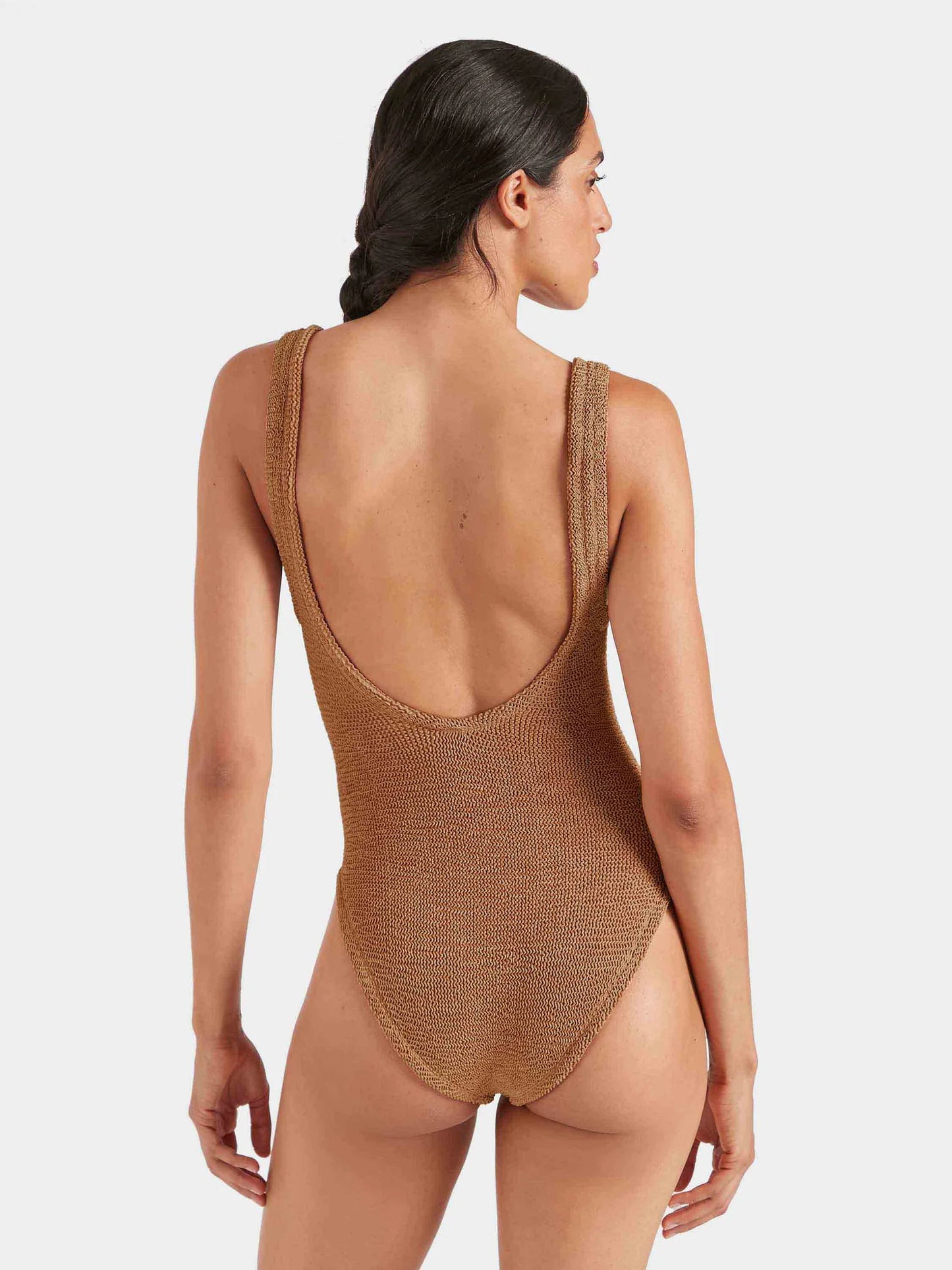 Domino Swim Metallic Cocoa