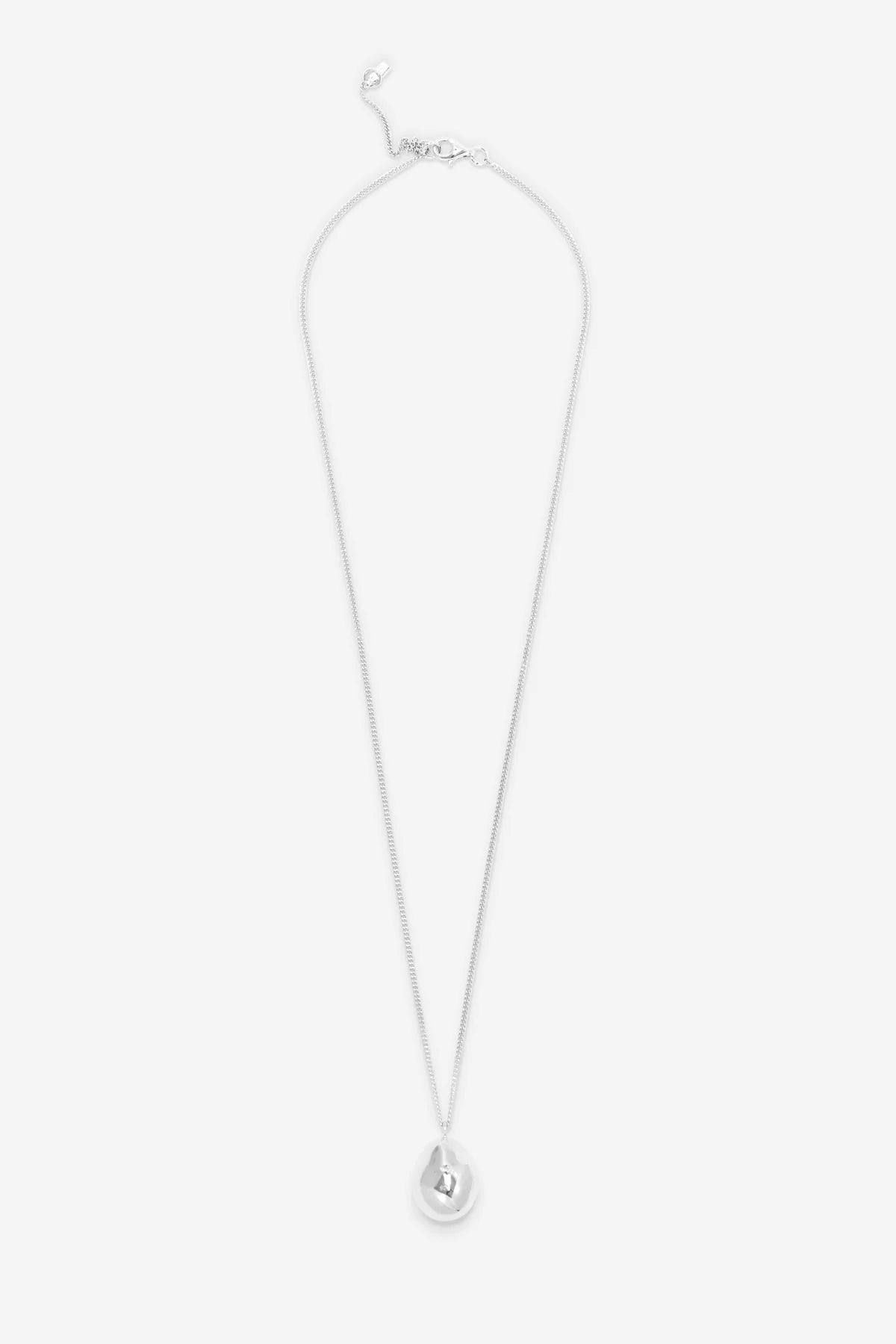 Nina Gordon Drop Necklace Silver