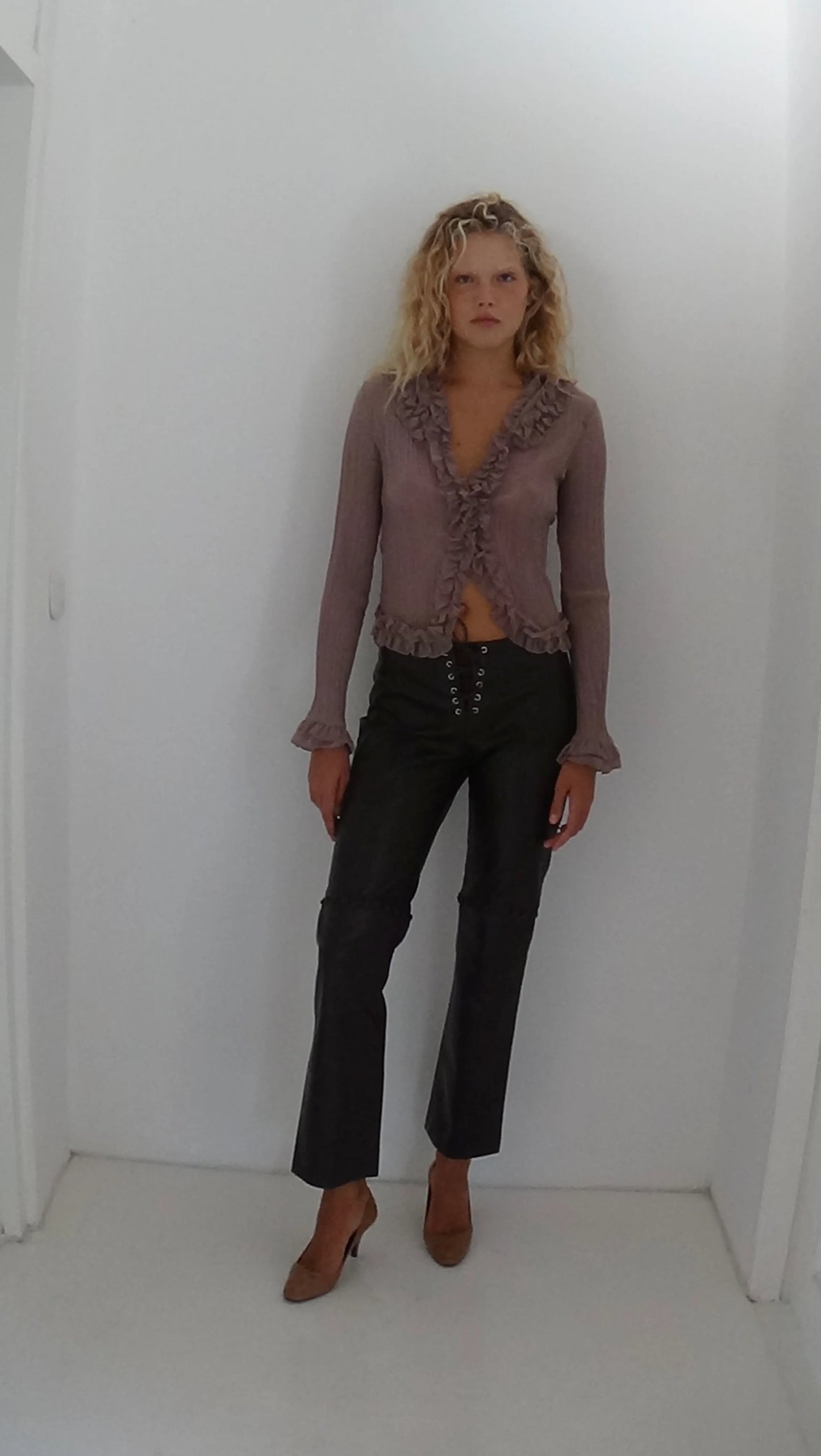 Mais x Frida Kara Blouse Taupe