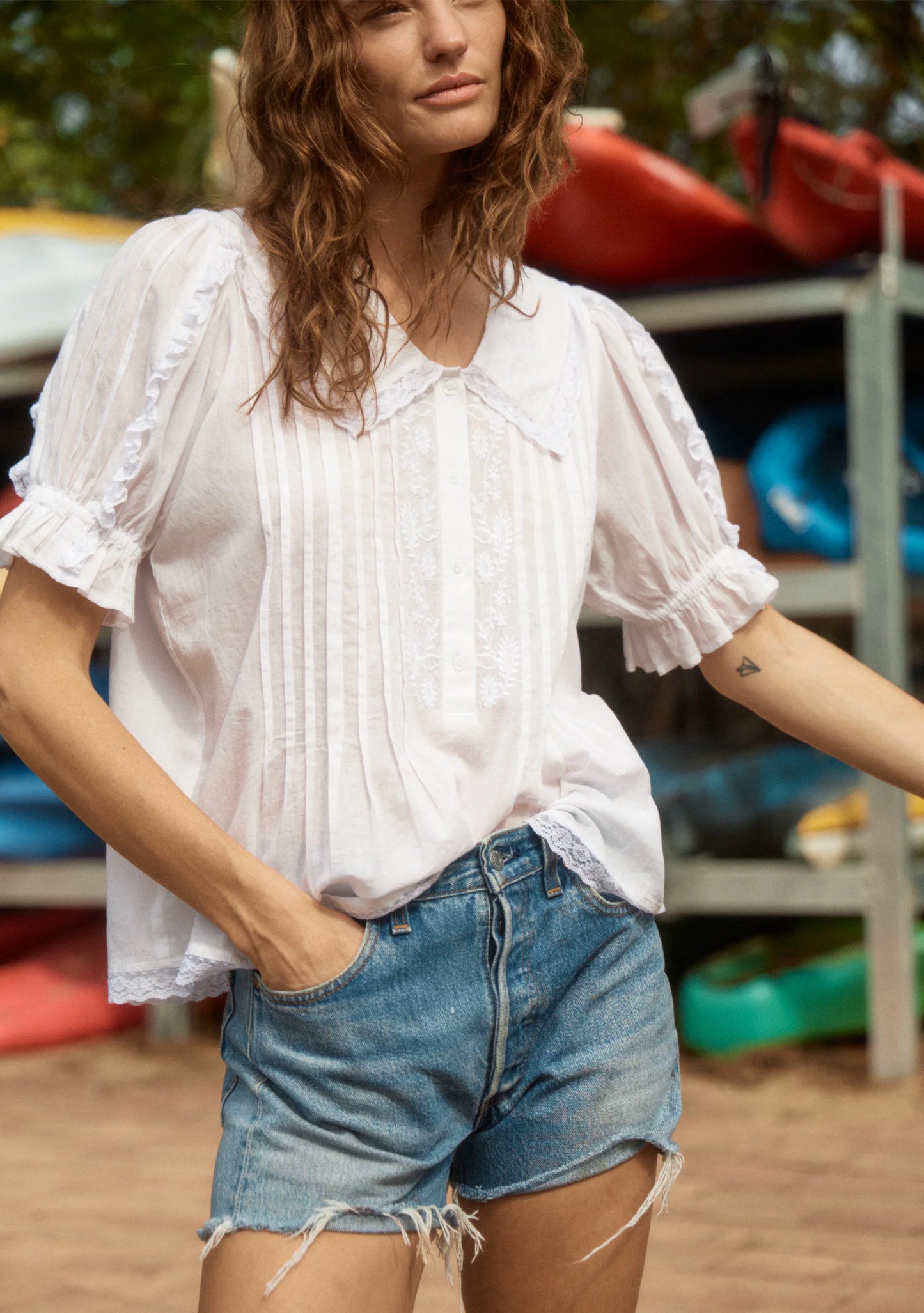 Ellory Blouse White