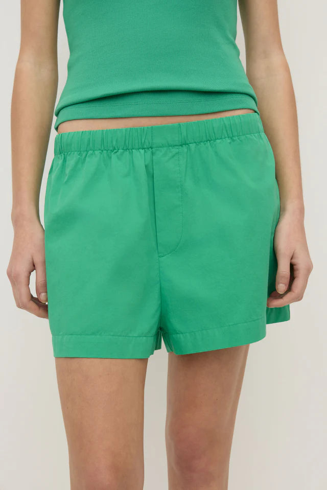 Everyday Poplin Short Green