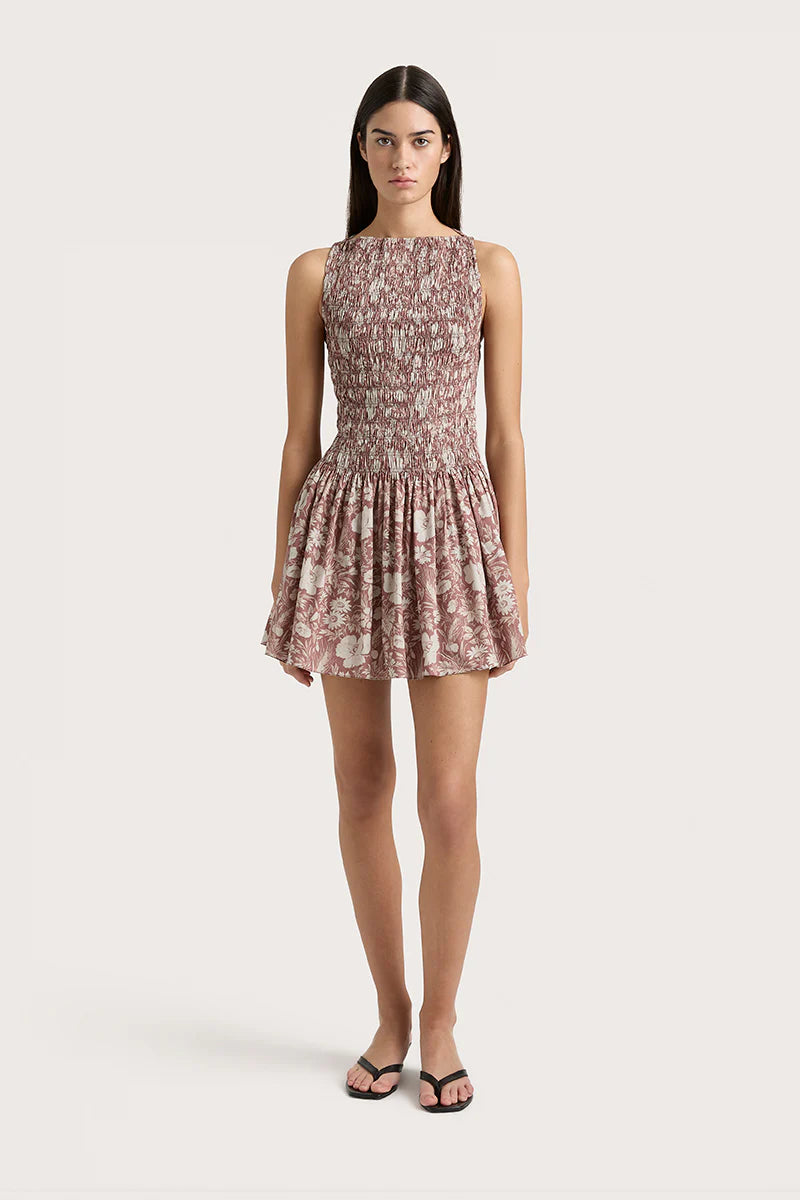 Noa Mini Dress Sun Flora