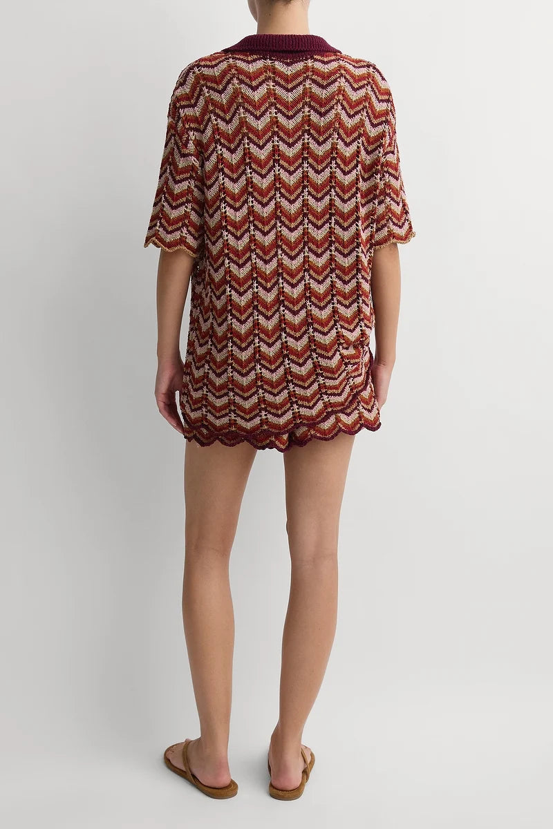Faithfull Luis Short Blanca Stripe