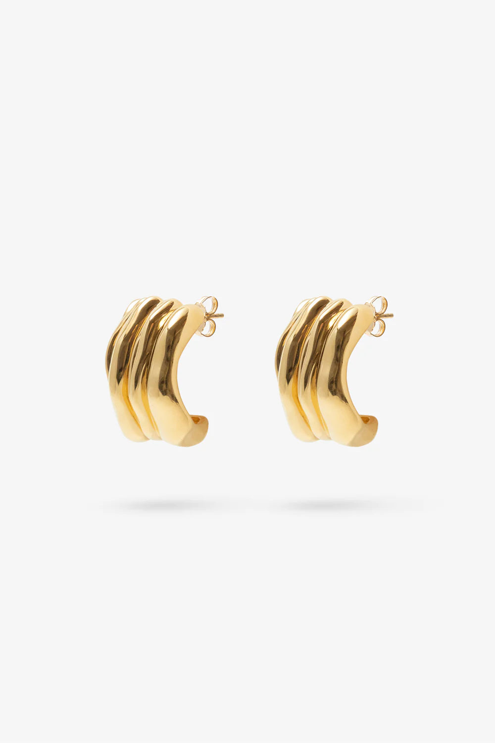 Vertigo Earrings Gold