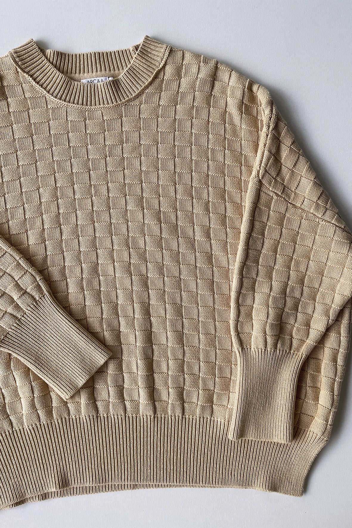 Sierra Organic Knit Sweater Oat