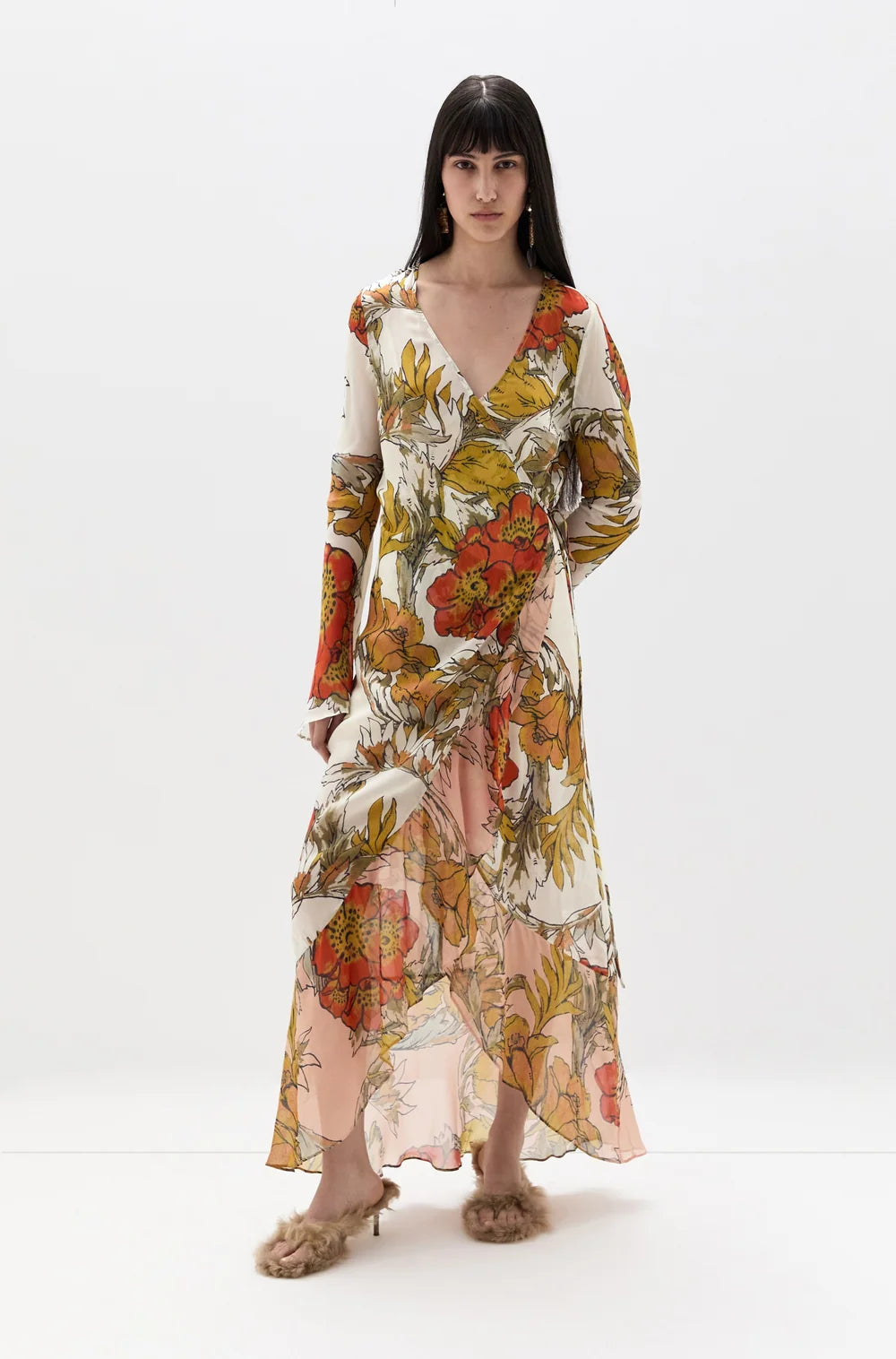 Sir Estella Wrap Maxi Dress