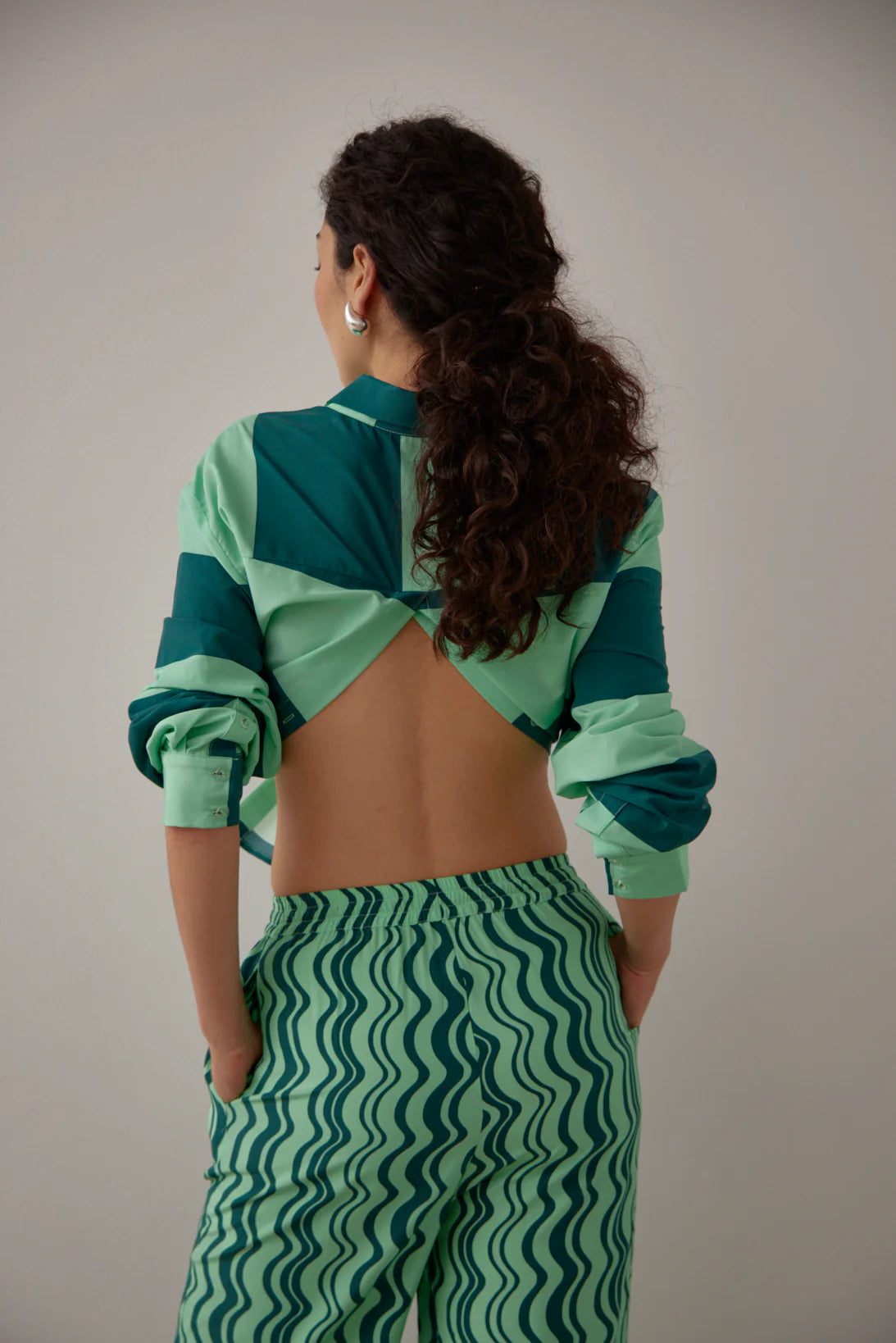 Celina Split Shirt Marta Mint