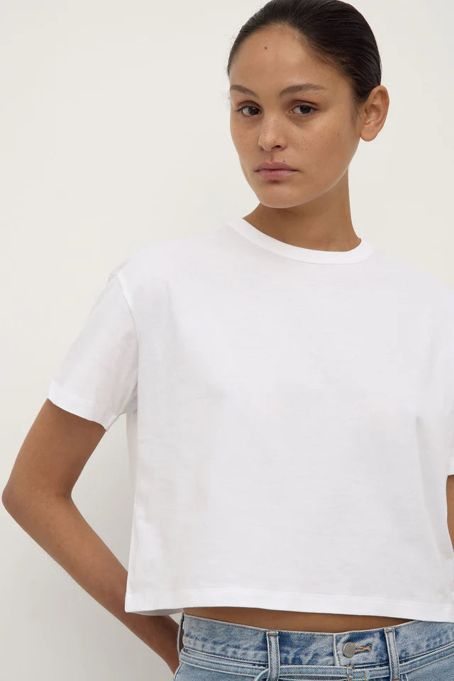 Gia Short Sleeve Tee White